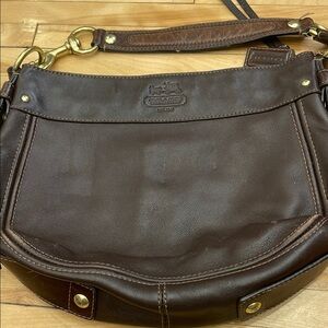 Coach Hobo Brown Leather Women's Bag